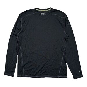 Smartwool Classic Thermal Merino Wool Base Layer Crew Black L/S T Shirt Mens 2XL